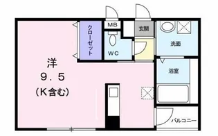 ミニヨンK【2階】の間取り