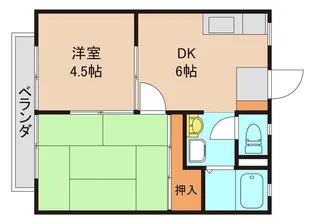 ドリームハイツ【1階】の間取り