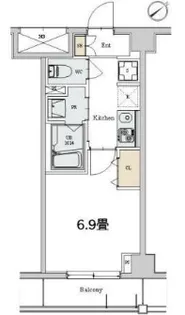 カスタリア本駒込【2階】の間取り