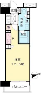 メゾンカルム代々木公園【4階】の間取り