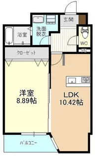 グランパセオ元今泉【4階】の間取り
