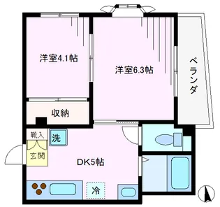 ジュピター戸越【2階】の間取り
