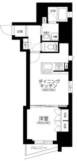 フェルクルール上野駅前【9階】の間取り
