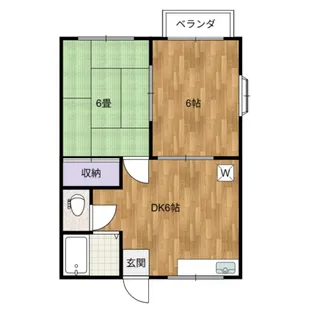 グランデュール中原【2階】の間取り