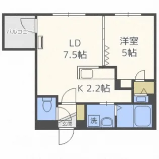 ESTOR琴似【3階】の間取り