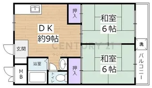 森下ビル【2階】の間取り