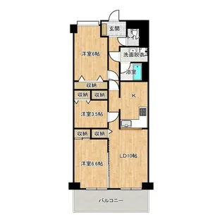 ヴィラコートSEI【3階】の間取り