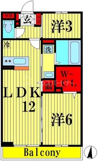 ゴールドパストラルV【3階】の間取り
