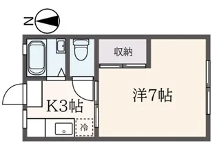 ハイツサンコート【2階】の間取り