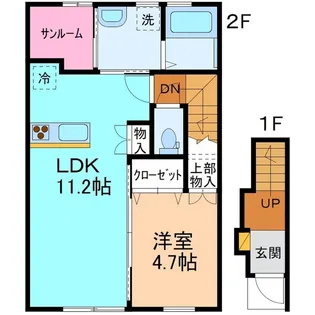 FelizII【2階】の間取り