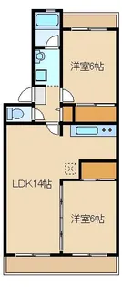 サンビュー大泉【2階】の間取り