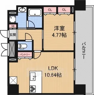 DAIWA RESIDENCE FUDANOTSUJI【5階】の間取り