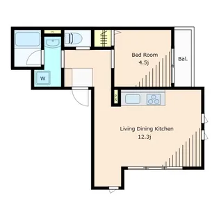HARUKOMA-SO(ハルコマソウ)【2階】の間取り