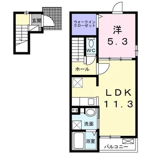 ウェルリッチ善通寺 IV【2階】の間取り