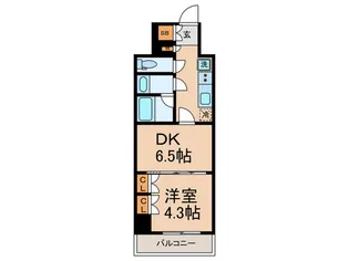 ザ・パークハビオ東長崎【4階】の間取り