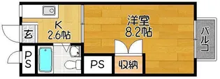 フレンシア【2階】の間取り