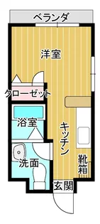 第5トマトビル【4階】の間取り