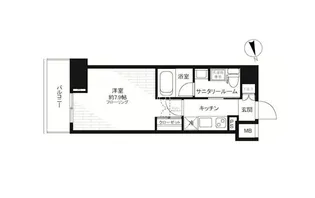 ステージグランデ芝大門【10階】の間取り