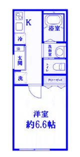 ベルデタンテ大宮公園【1階】の間取り