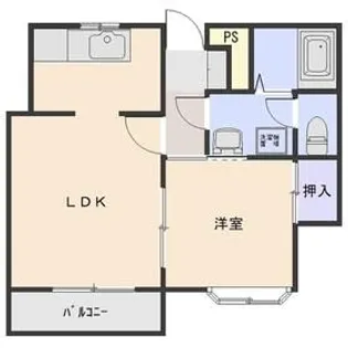 フィオーレPARTII【2階】の間取り