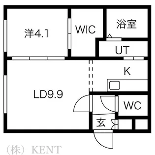 スペチアーレ宮の沢【1階】の間取り