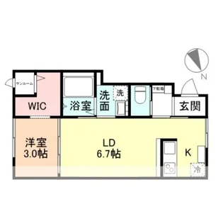 Ciel【2階】の間取り