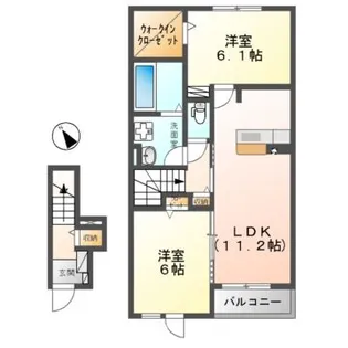 グラン・リーオ H【2階】の間取り