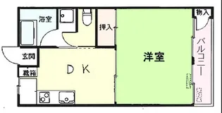 青葉マンション【4階】の間取り