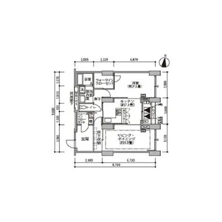 東雲キャナルコートCODAN14号棟【12階】の間取り