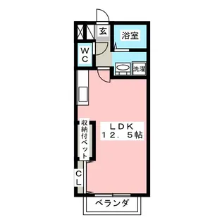 サン・friendsベルウッドC【2階】の間取り