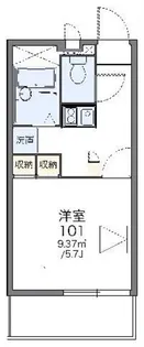レオパレスECHO【3階】の間取り