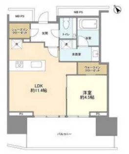 パークコート赤坂檜町ザタワー【7階】の間取り