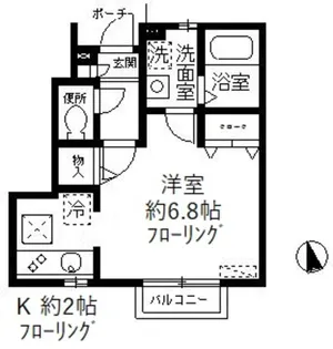 コンフォートK・S【1階】の間取り