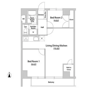 グラスハイム【3階】の間取り