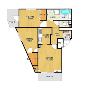 PREMIER PARC (プルミエパーク)【1階】の間取り