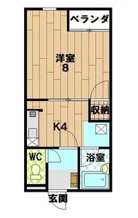 COSY IN KAWANO【6階】の間取り