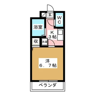 イルデパン【1階】の間取り