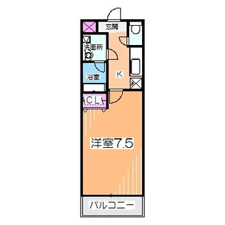 フジパレス ソレイユ クーシャン【1階】の間取り