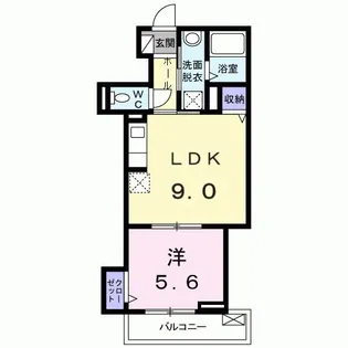 ハウス・オルコット【2階】の間取り