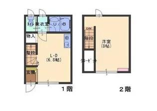 アヴィニールK2【1階】の間取り