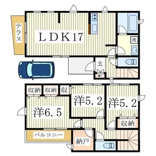Sumai-to流山市加01の間取り