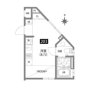 グランレジデンス亀戸【2階】の間取り