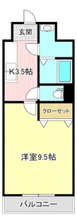 グレースヒルズ【4階】の間取り