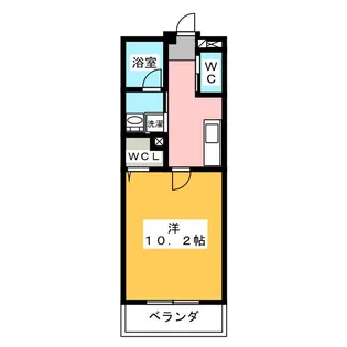 ファンロジュマン【1階】の間取り