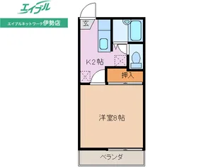 フォーブル八千代【1階】の間取り