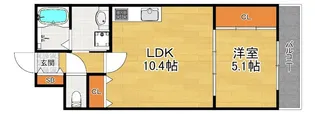 テレザート東船橋【1階】の間取り