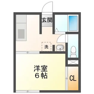 サニーライフ栗真 三重大学前 D【1階】の間取り