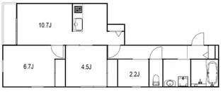 Gran千歳台A棟【1階】の間取り