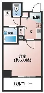ラナップスクエア南森町【3階】の間取り