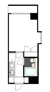 川岸第一ビル【7階】の間取り
